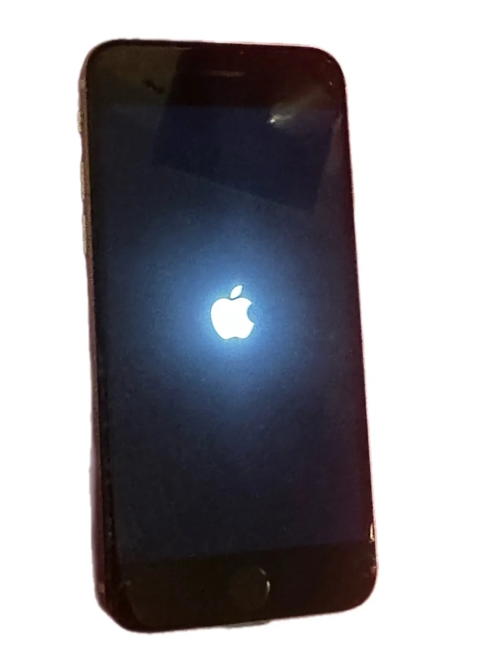 Apple iPhone (Black) - Cracked Front Glass, Powers On